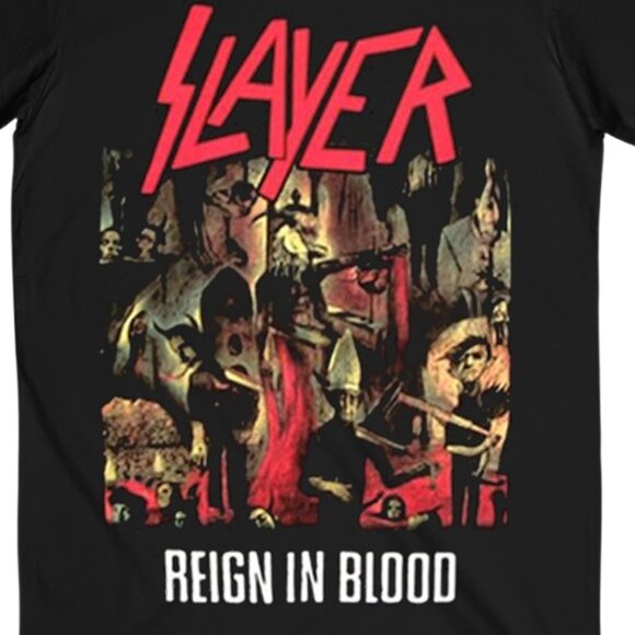 Slayer Reign in Blood T-Shirt Thrash Metal Band Fan Tee 99 - Picture 2 of 5